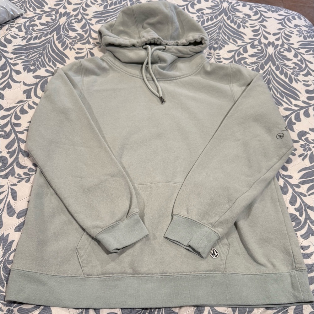 Volvom Men's Sage Green Hoodie Sweater